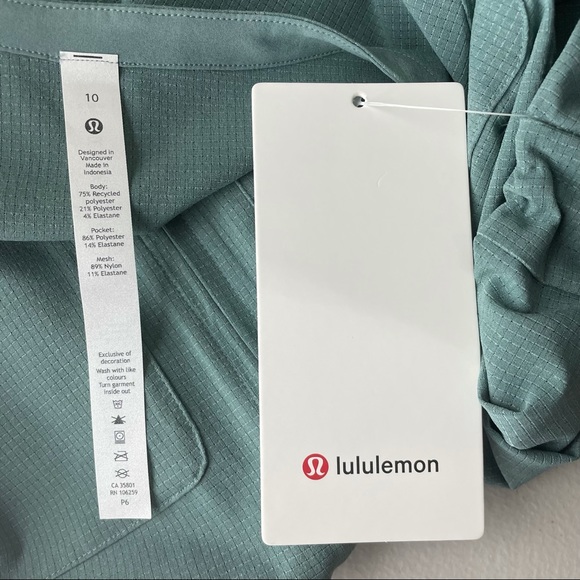 LULULEMON NWT VENTLIGHT ZIPPERED JUMPSUIT TIDEWATER TEAL 14 - Picture 9 of 14